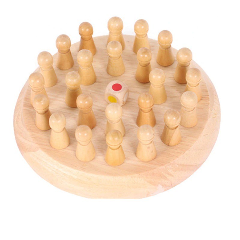 Board Game Mainan Edukasi Anak Memory Match Color Stick - Wooden