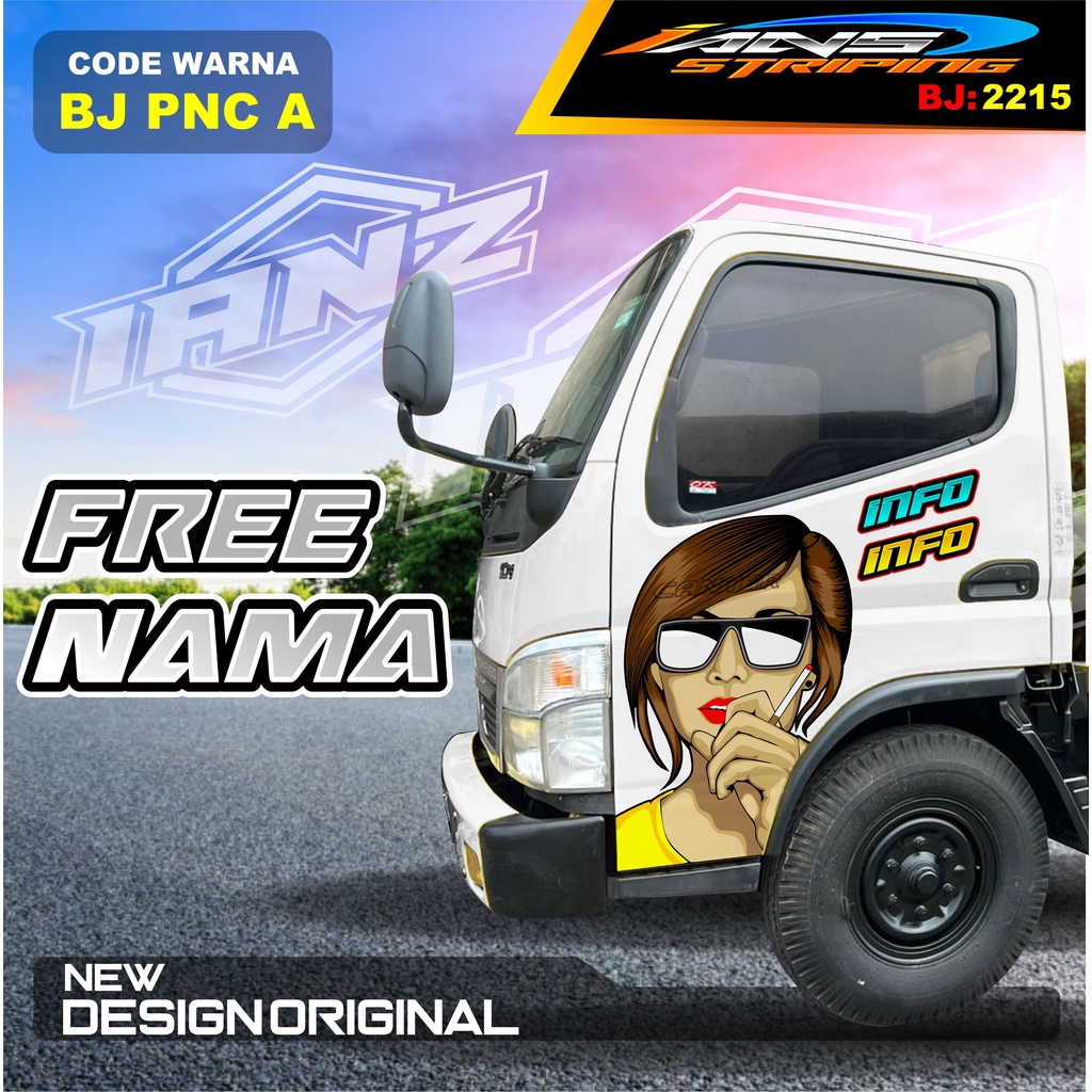 STIKER PINTU TRUK FUSO RAGASA / DECAL PINTU DUMTRUK  / STIKER MOBIL TRUK / STIKER PINTU TRUK KEREN