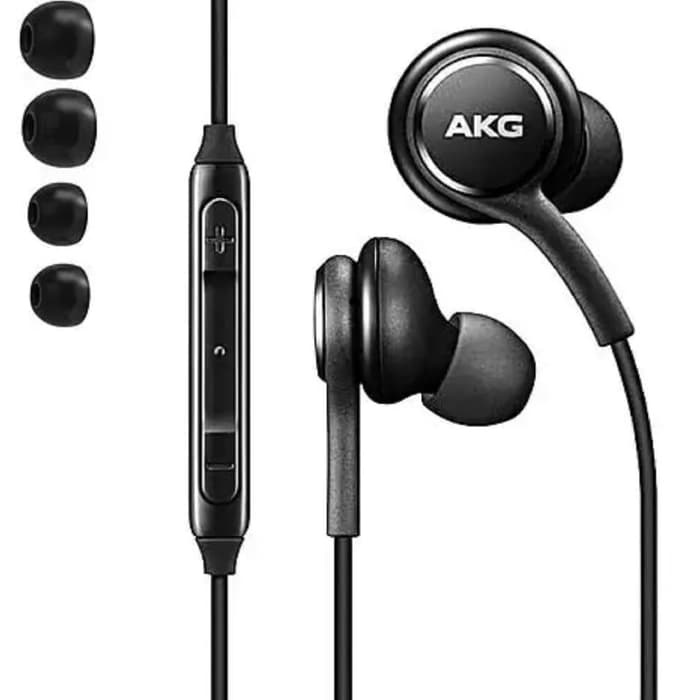 HEADSET HANDSFREE EARPHONE HF SAMSUNG AKG S10+ S10 PLUS KUALITAS BAGUS [NON PACK]