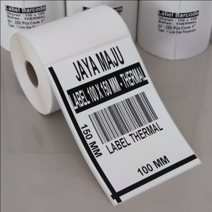 LABEL THERMAL E-COMMERCE 100 X 150  100X150 LABEL DIRECT THERMAL 100 x 150 100x150 ISI 250Pcs