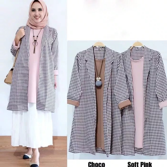 MAREL BLAZER MIX INNER * BLAZER WANITA MURAH & BERKUALITAS