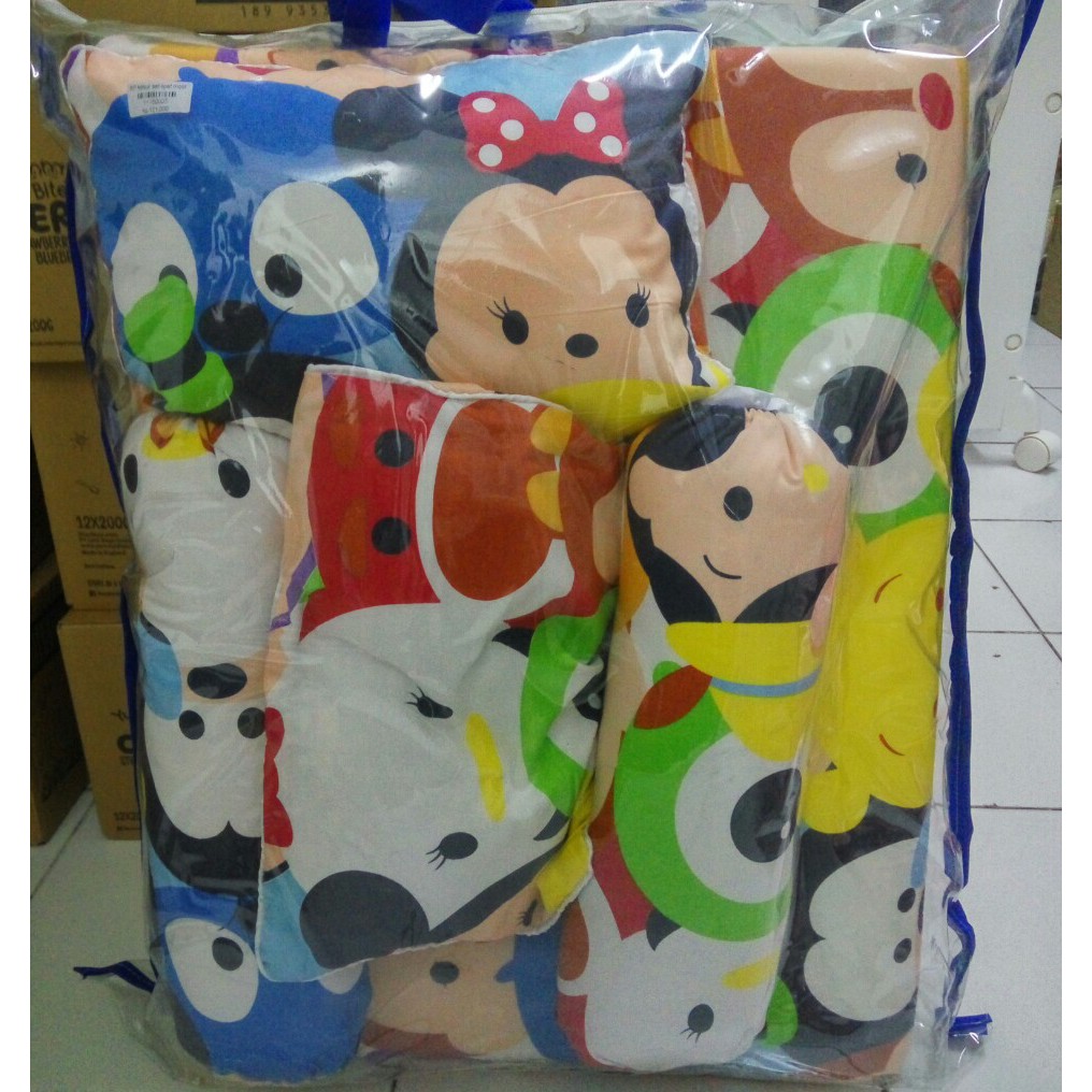 kasur lipat bantal guling set baby