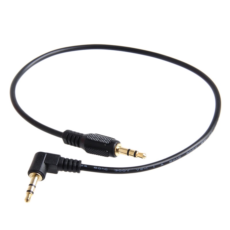 Cre Kabel Konverter Audio 3.5mm Male Ke Male Panjang 30cm Untuk Mobil / MP3 / MP4