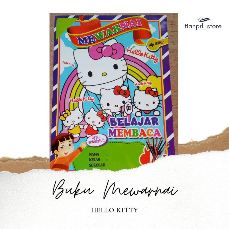 

BUKU MEWARNAI HELLO KITTY