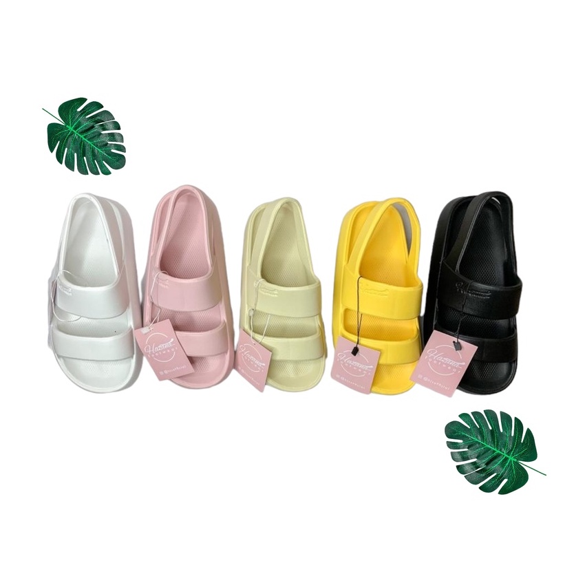 Sandal Wanita Sandal Tali Belakang Wanita Sandal Tali Wanita Hazana Sendal Santai Wanita Terbaru Kekinian Keren