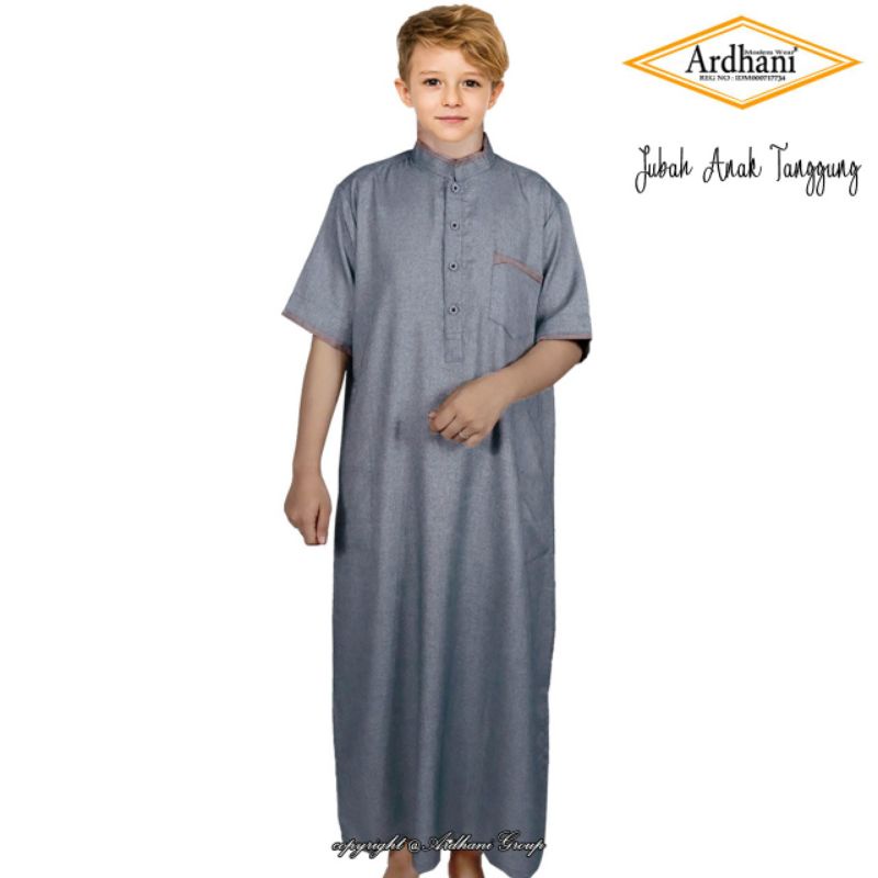 Jubah Anak Tanggung Laki laki  Tangan Panjang Baju Gamis Anak Laki laki Tanggung 10 - 17 Tahun Shakeil 2022