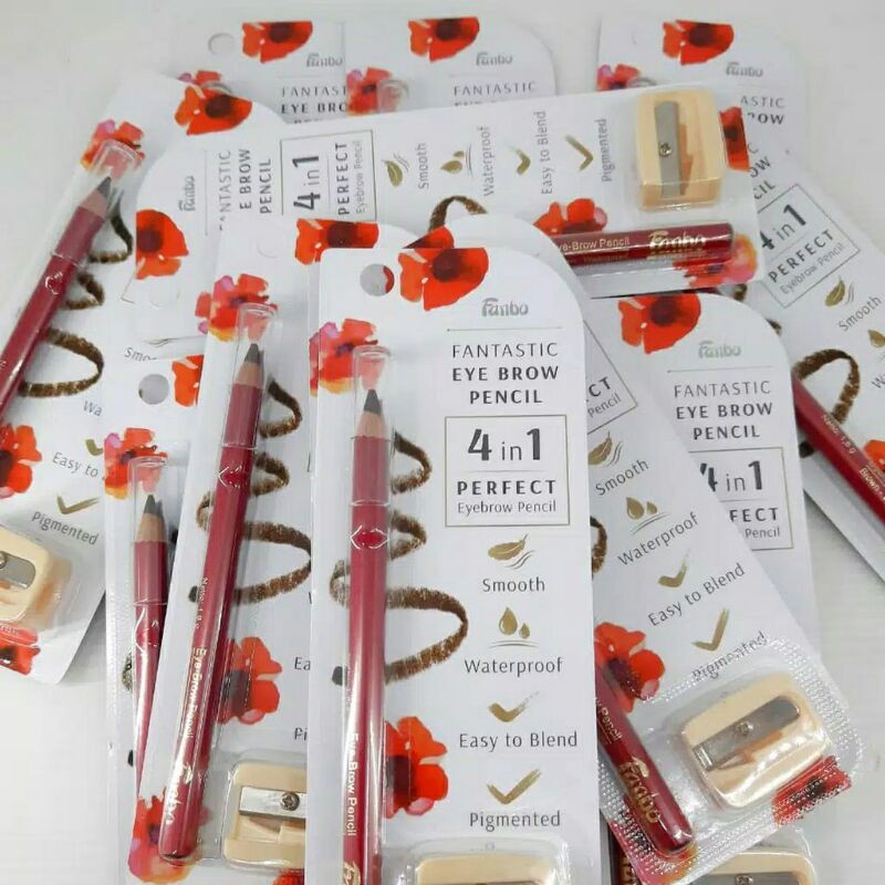 FANBO PENSIL ALIS BROWN -FREE RAUTAN