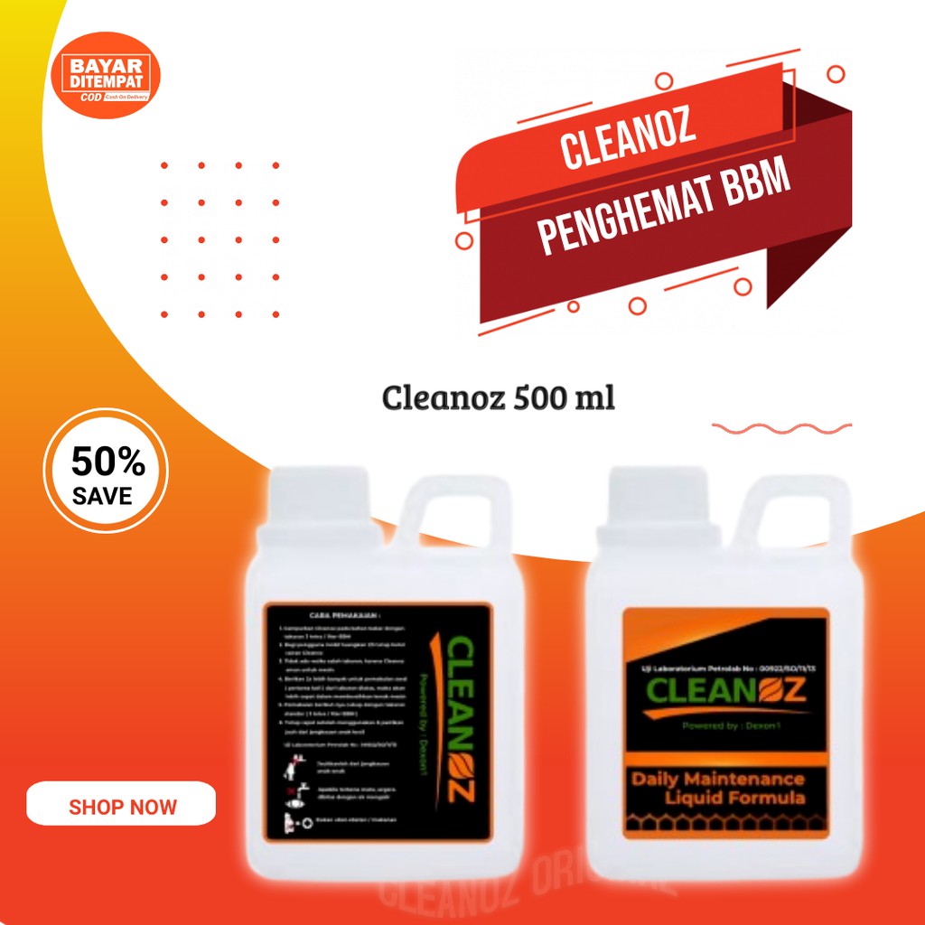 Cleanoz Penghemat BBM Original Arli Kurnia (500 ml)