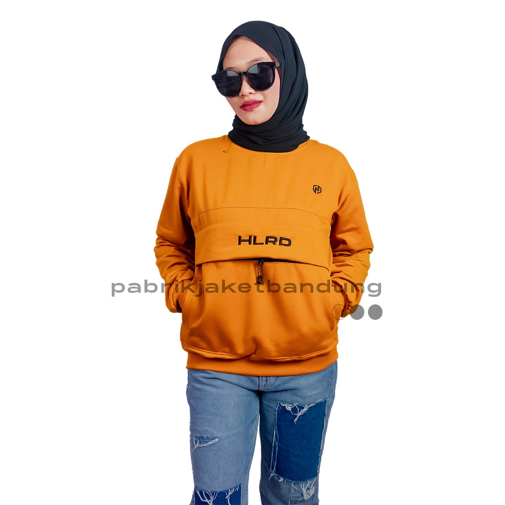 HOLYRIDER Sweatshirt Kagoule Mustard