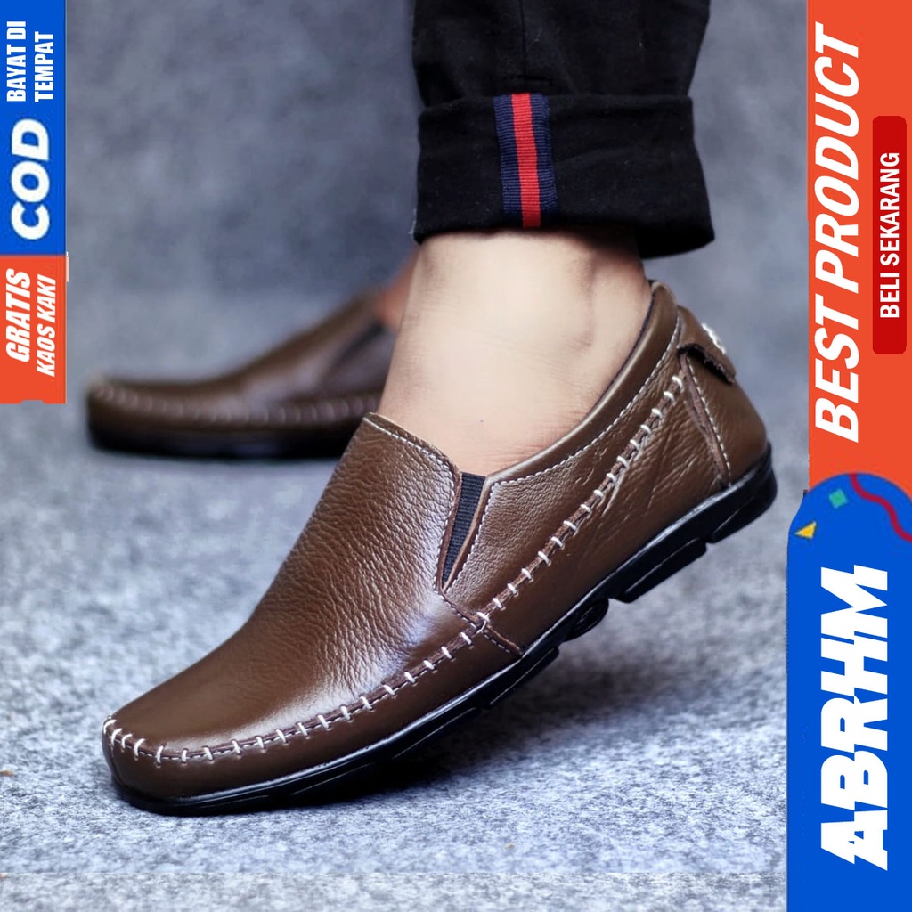 ABRHM KNIT Sepatu Formal Casual Pantofel Kerja