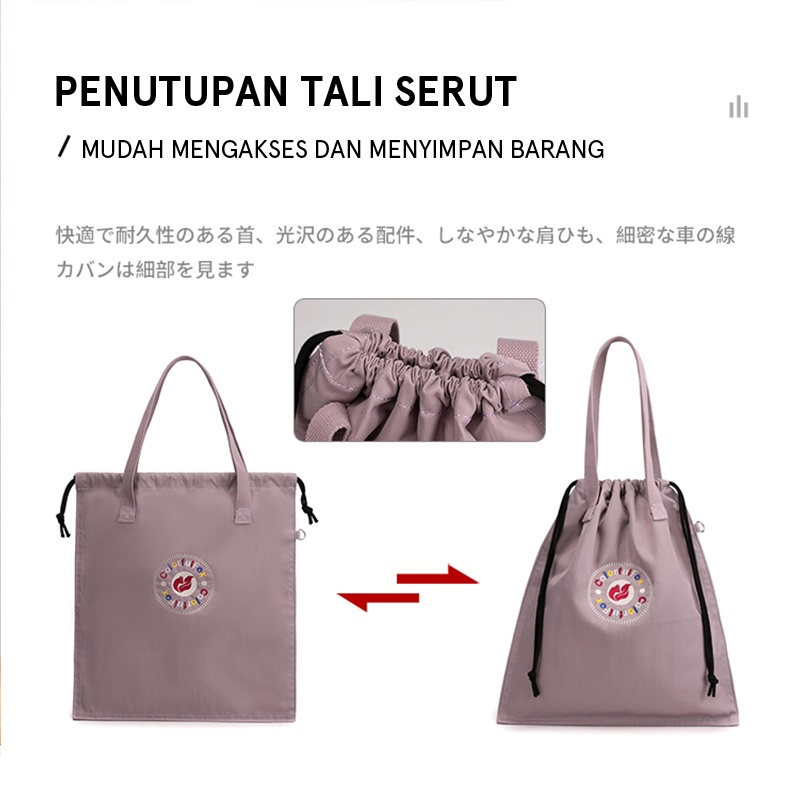 TasMolly COLORFUL FOX 0460 Tas Selempang Wanita Shoulder Bag Wanita Hand Bag Wanita Bahan Anti Air