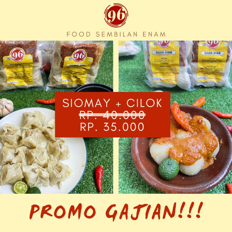 

Promo!!! paket Siomay + Cilok