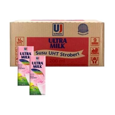 

PAKET 5 PCS UHT Ultra Milk Strawberry 200ml
