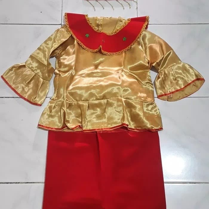 Baju adat betawi ukuran Tk 4-5 tahun