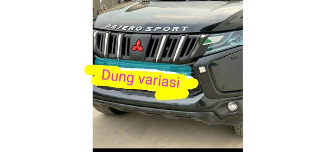 Grill depan Mitsubishi all new Pajero model Apollo hitam