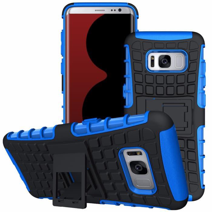 casing rugged armor samsung galaxy s8 s8 plus kickstand hard soft case