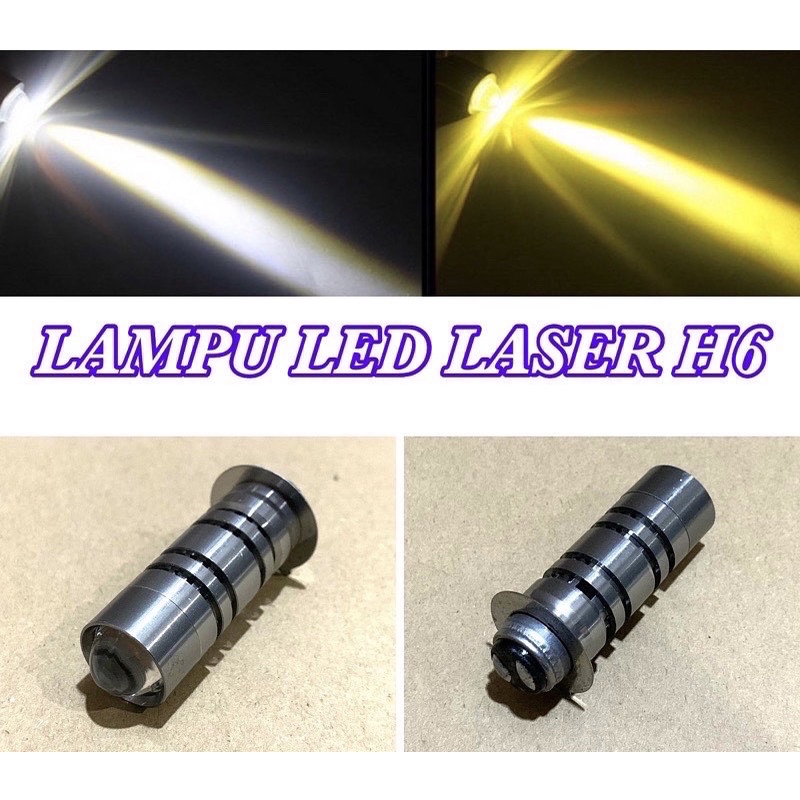 LAMPU LED H4 H6 H6 BA20D LASER BOHLAM LAMPU UTAMA LAMPU DEPAN MOTOR LED KAKI H4 MOTOR MOBIL