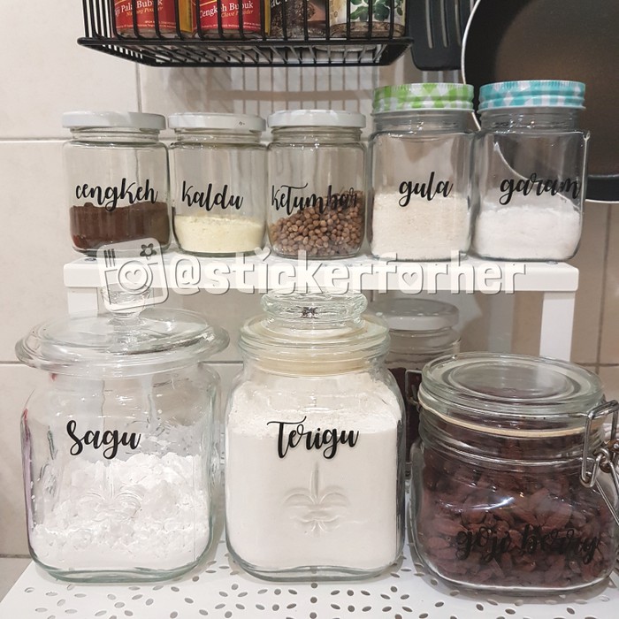 

Stiker Label Bumbu Dapur tinggi 2cm paket 10pcs