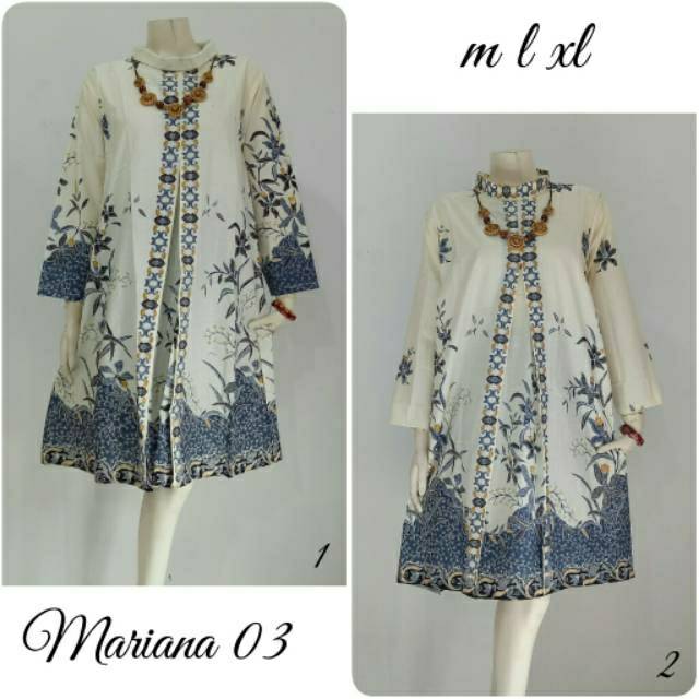 Tunik Batik Mariana (geser untuk warna lain)