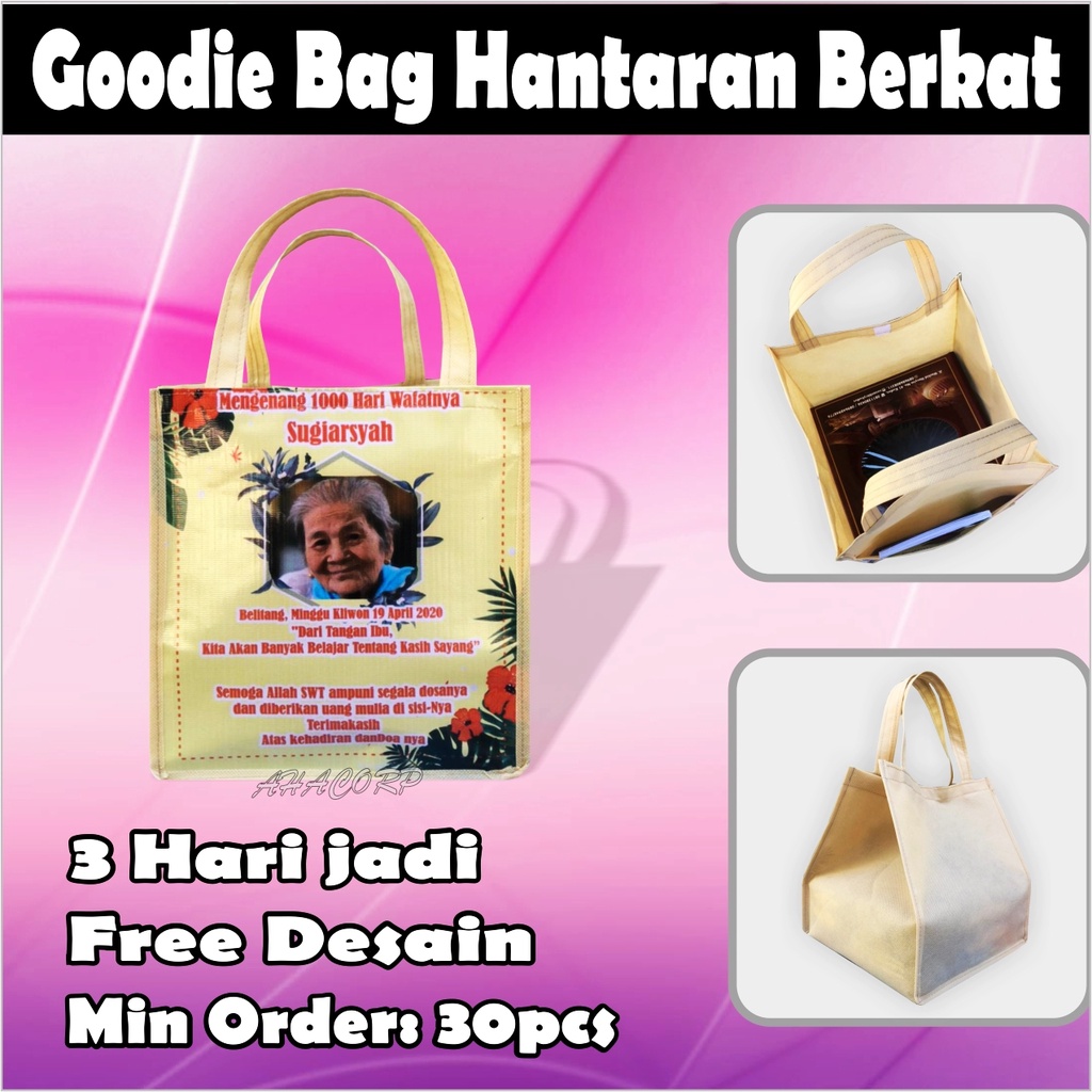 Goodie Bag Souvenir Tas Parcel Box Hantaran Hajatan Berkatan Aqiqah Mengenang 4 dan 7 bulanan