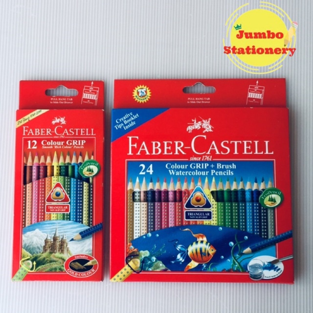 PENSIL GAMBAR GRIP FABER CASTELL 24 WARNA