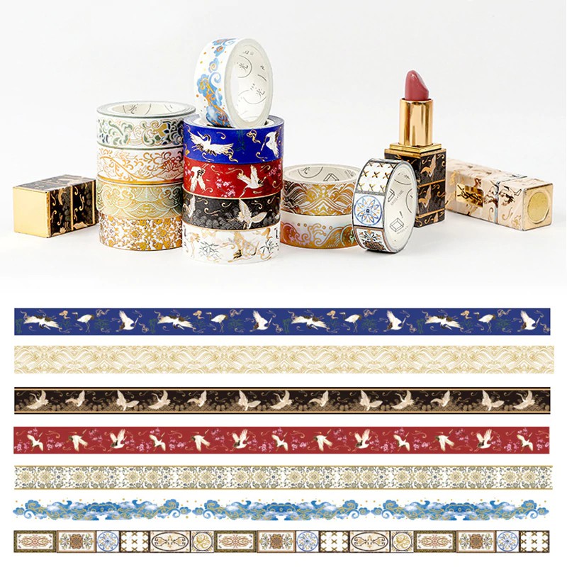 

Dekorasi Ulang Tahun Sale 1PC Glitter Popular Golden Diy Gifts Crane Tape School Supplies Masking