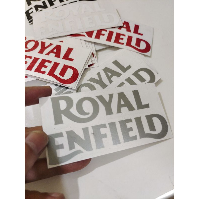 STICKER ROYAL ENFIELD CUTTING