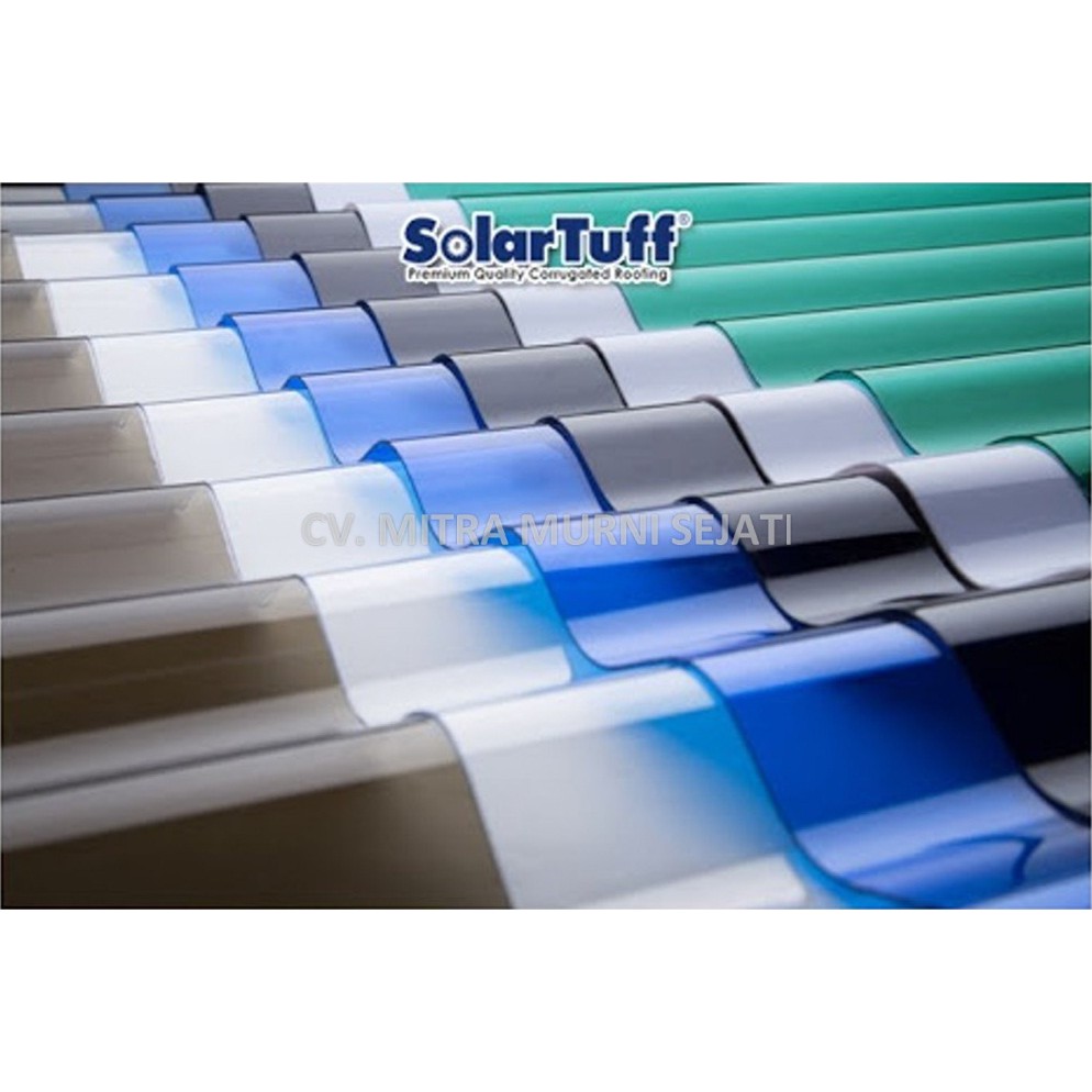  Harga  Solartuff 1 8 meter Atap Polycarbonat Gelombang 