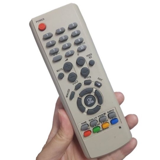 remote TV SAMSUNG putih 345 atau 368 tabung retive RM-658 SMG remot langsung pakai tanpa program