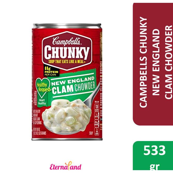

Campbell'S Chunky New England Clam Chowder - Sup Instant Krim Kerang