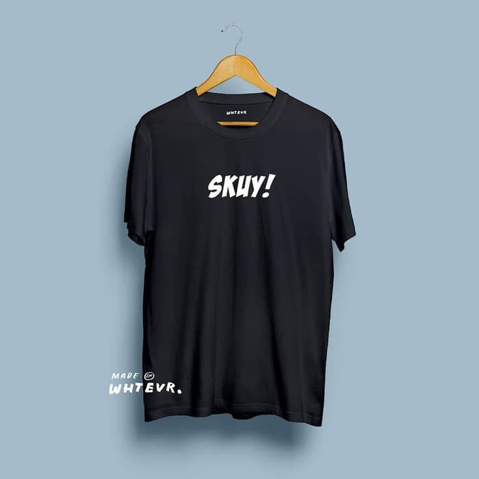 Kaos Combed 30S Distro SKUY LiViNG KUY SANS BAJU TSHIRT