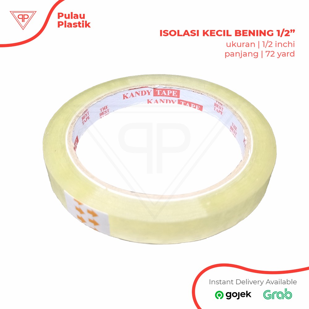 

Isolasi kecil bening / solasi 1/2 inch