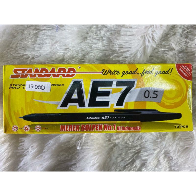

pulpen standard ae7 isi 12 termurah