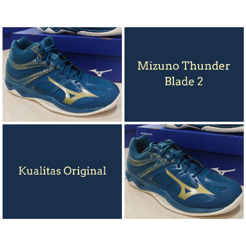 SEPATU VOLI MIZUNO THUNDER BLADE 2 ORIGINAL / SEPATU VOLLY MIZUNO ORIGINAL / SEPATU VOLLY TERLARIS /