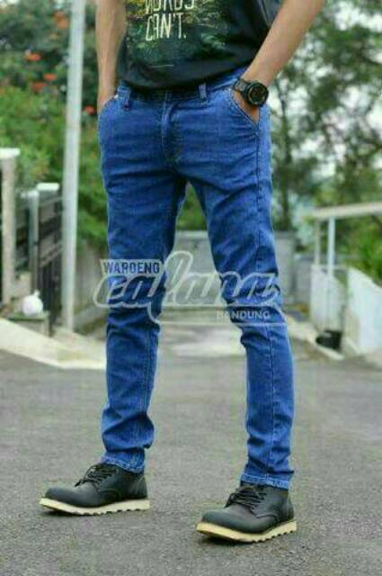 Celan panjang jeans pria skinny