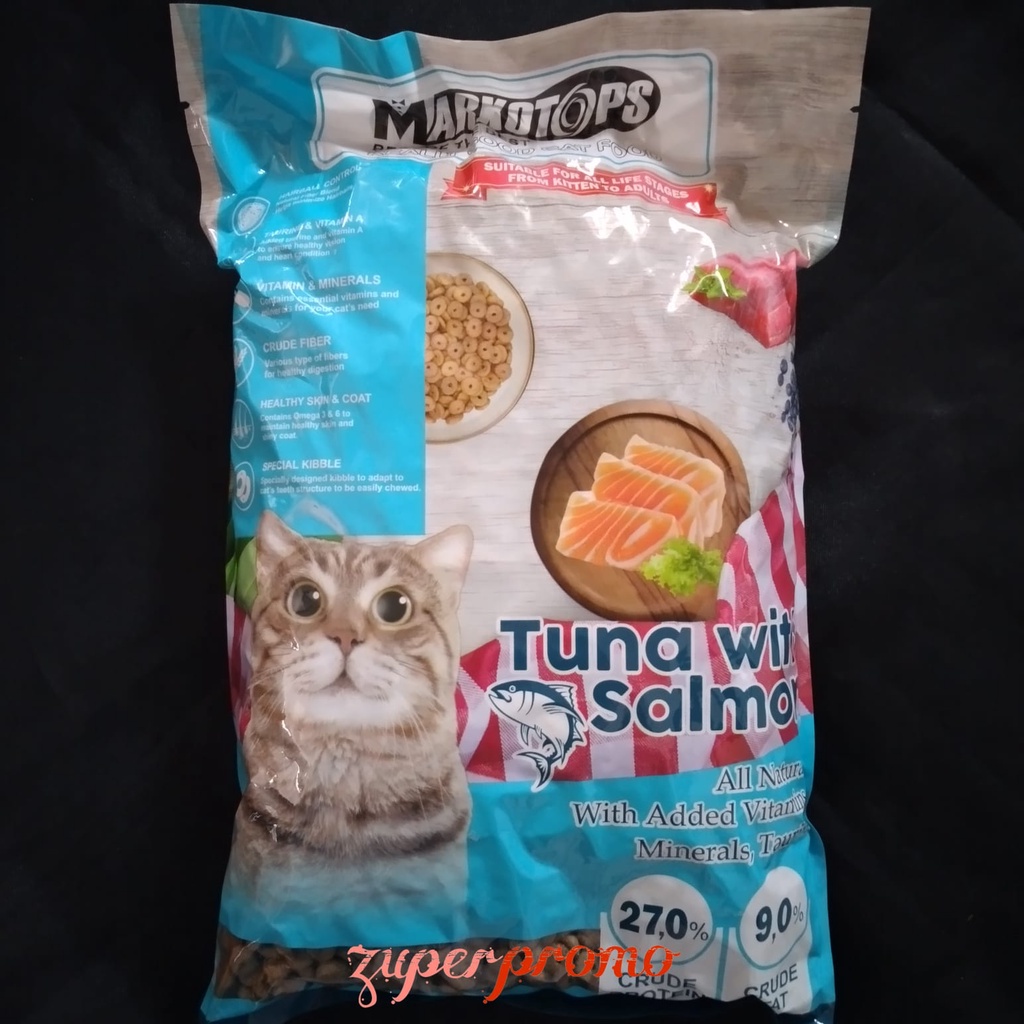 Markotops Repack 1kg / Markotops Cat Food / Makanan Kucing Markotops