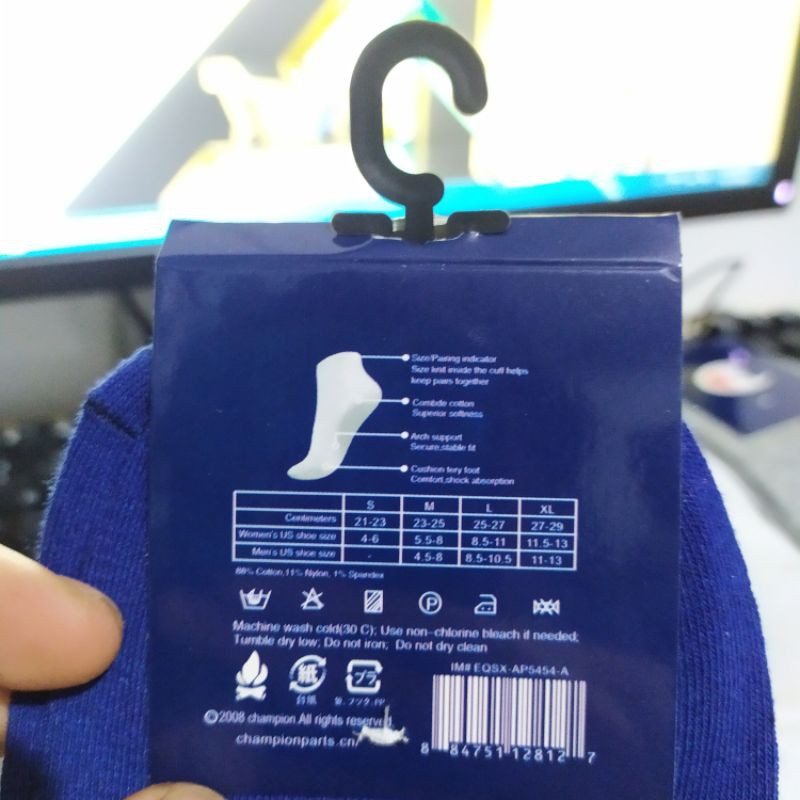 KAOS KAKI CHAMPION SPORT PENDEK SEMATA KAKI CATTON IMPORT -TERLARIS