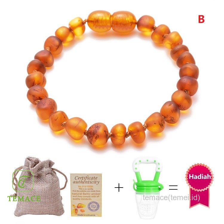 Best seller gelang anak perhiasan imitasi lapis emas aksesoris 476 limited Stock Alami Amber 18K