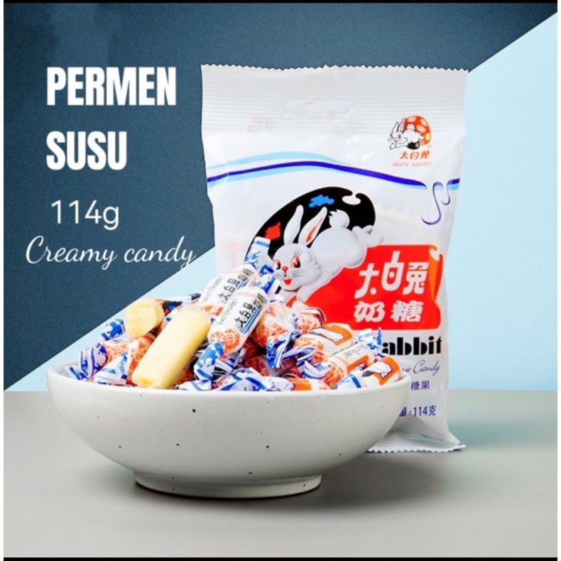 

Permen Susu kelinci white Rabbit 大白兔奶糖