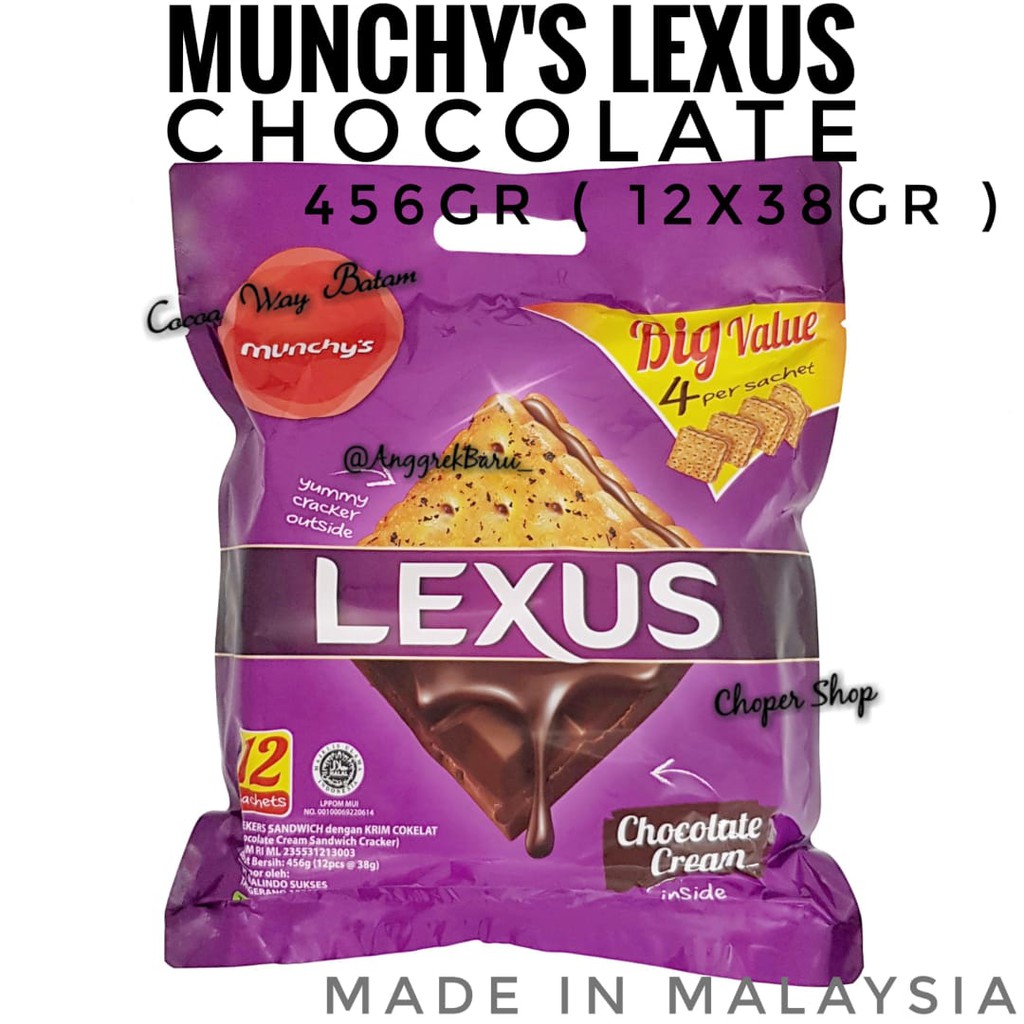 

Biskuit Munchy's Lexus Bag 456gr / Biscuit Munchys Lexus 456gram