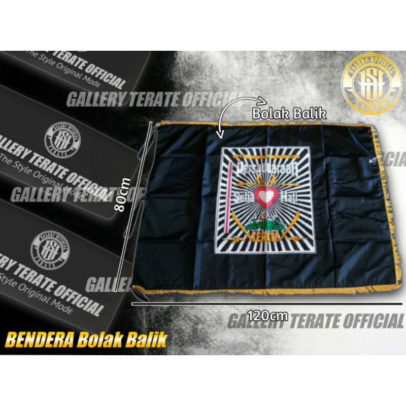 BENDERA PSHT-BENDERA BOLAK BALIK-BENDERA TERATE