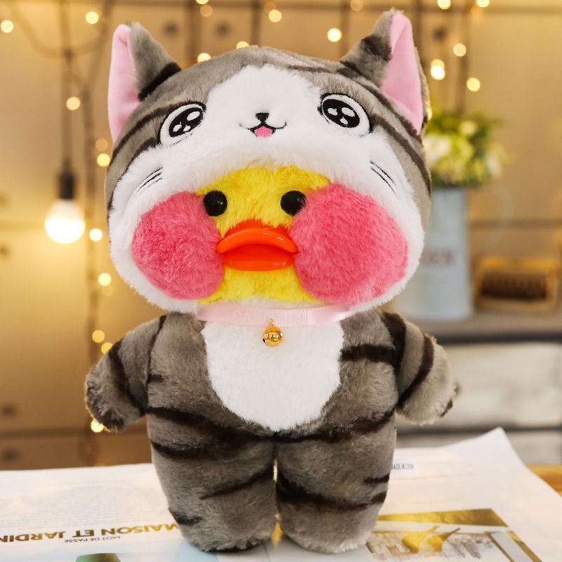 【Stock!】Boneka bebek lalafanfan cafe mimi duck Plush Toys Stuffed Doll