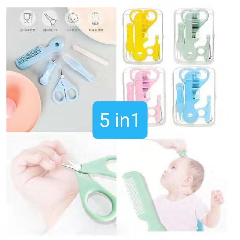 gunting kuku bayi 5in1 / baby manicure set
