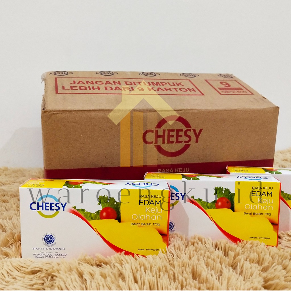 

CHEESY Keju Cheese Edam 170gr/Keju/Cheese murah meriah!