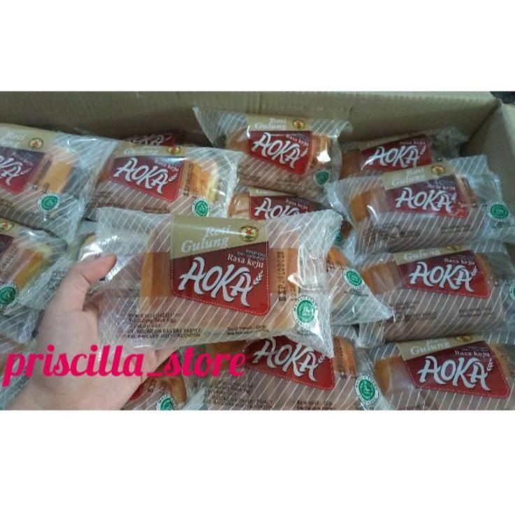 

ネ Roti Aoka Gulung Rasa Keju 60gr 10pc ピ