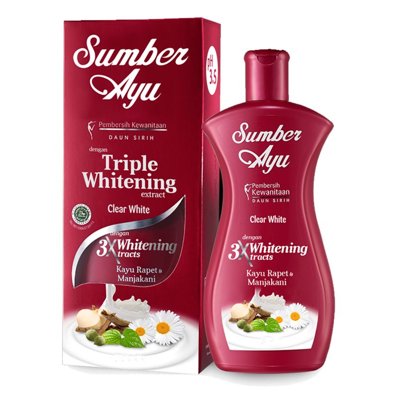 BISA COD - SUMBER AYU DAUN SIRIH TRIPLE WHITENING - DAUN SIRIH KAYU  RAPET MANJAKANI - PEMBERSIH KEWANITAAN