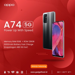 HP OPPO A74 6/128GB 4G ORI GARANSI RESMI SMARTPHONE MURAH