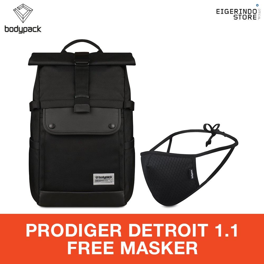 Bodypack Prodiger Detroit 1 1 Laptop Backpack Black Free Bodypack Prodiger Detroit 1 1 Laptop Backpack Black Free