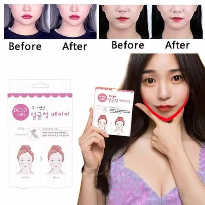 DODO LABEL V LINE LIFTING TAPE STICKER STIKER PENIRUS WAJAH
