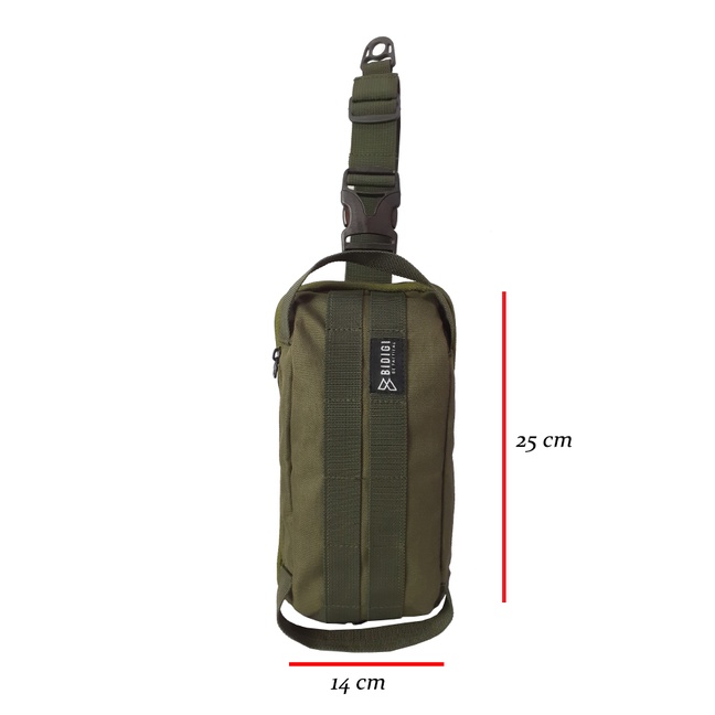 BIDIGI CAPSUL POUCH/SLINGBAG TACTICAL ARMY